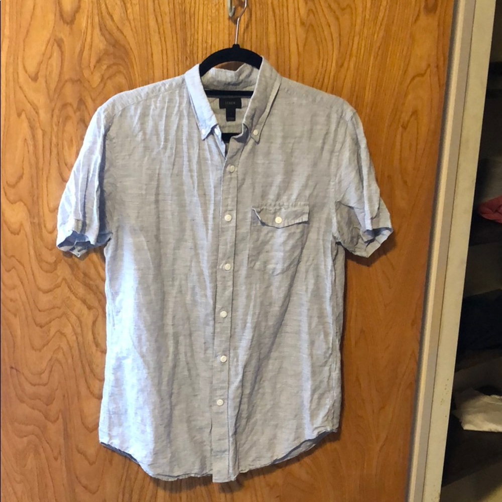 J. Crew linen button down shirt